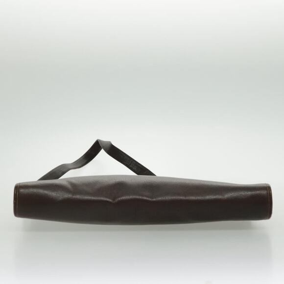 DIOR Shoulder Bag Leather Gold Brown - Picture 9 of 12